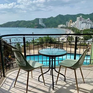 Espectacular Vista A La Playa El Rodadero Santa Marta (Magdalena)